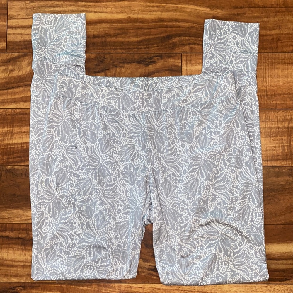 Lands’ End leggings size medium M 10-12 pants cozy - Picture 7 of 8